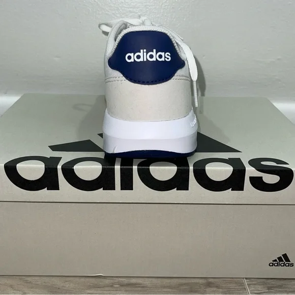 Adidas Men's White and Red Sneakers